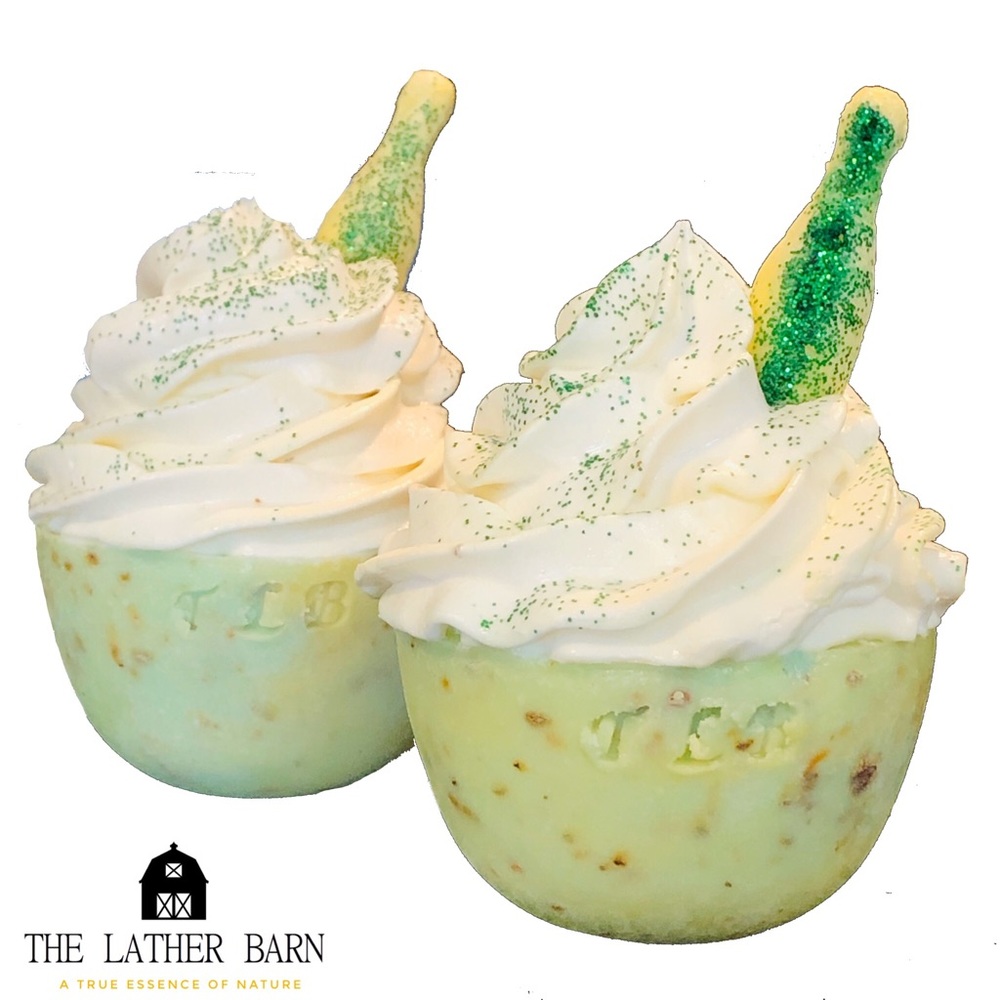 2 Citrus Sage & Cream Goat Milk Cupcake Lathers - Picture 2 of 3